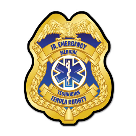 Product Photo 1 Junior EMT Plastic Badge with Full  Color