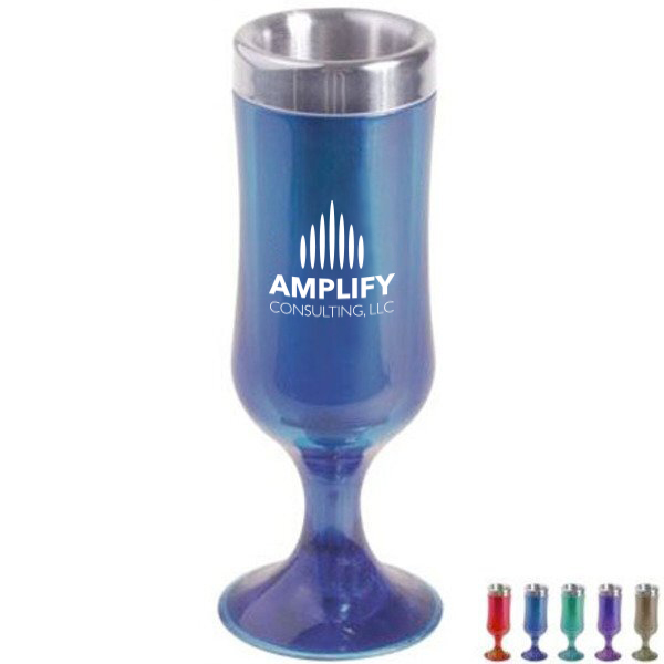 Product Photo 1 Acrylic/Stainless Steel Tulip Shot Glass, 1-1/2oz.