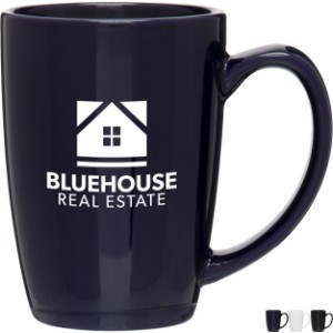 Glossy Contour Ceramic Mug, 14oz. - TE2430