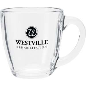 Tapered Glass Coffee Mug, 16oz. - TE2575