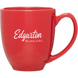 Glossy Bistro Ceramic Mug, 15 oz. - Bright Colors - TE2007