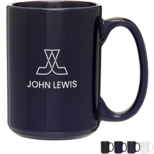 Glossy Grande Ceramic Mug, 15oz. - TE2016