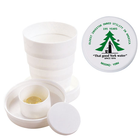 Product Photo 1 Travel Collapsible Cup with Pillbox, 3-1/2 oz.