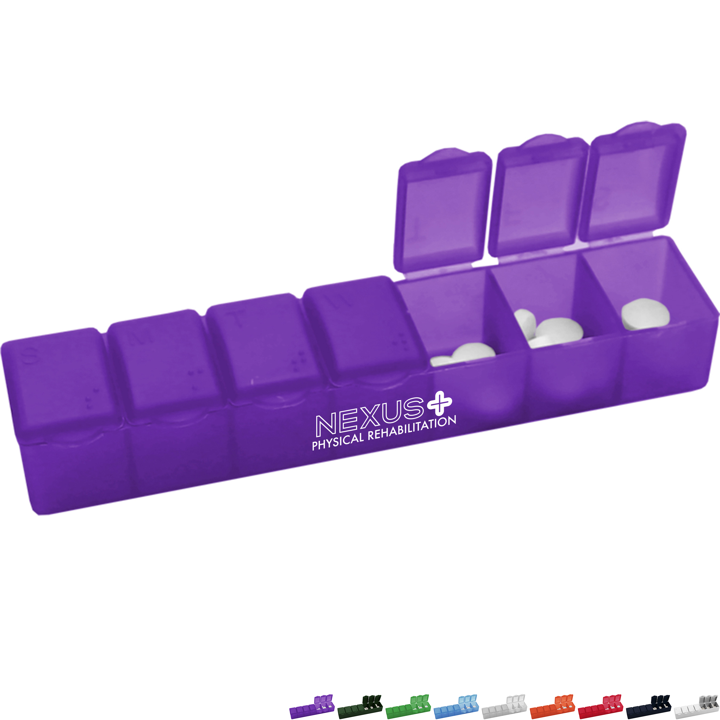 Product Photo 1 Classic Seven Day Strip Pillcase, 6-1/8"