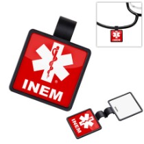 Anti-Microbial Square Stethoscope ID Tag