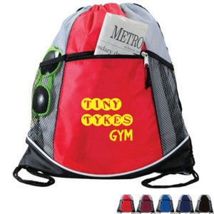 Double Take 210D Polyester Drawstring Cinchpack - CN1750