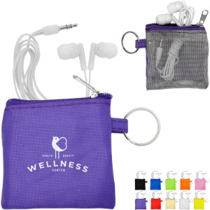 Ear Buds in Travel Pouch - AL1860