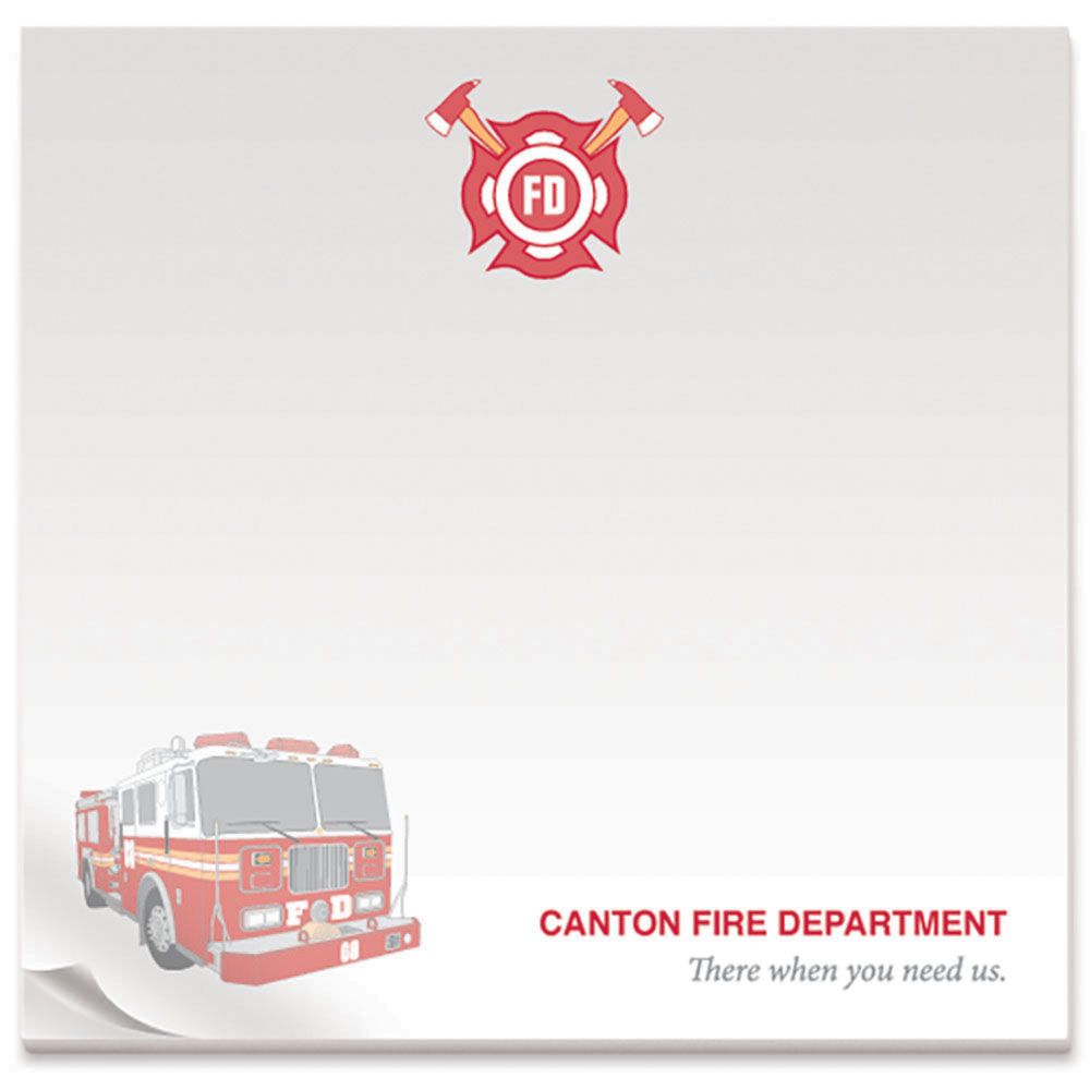 Product Photo 1 BIC® Adhesive 50 Sheet Notepad, There When You Need Us, 3" x 3"