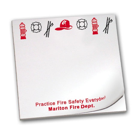 Product Photo 1 Practice Fire Safety Everyday, 50 Sheet Sticky Pad
