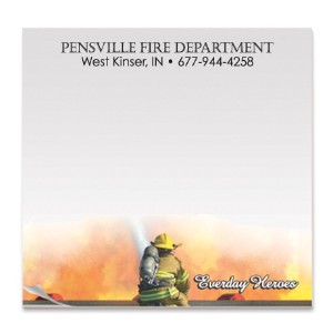 BIC® Adhesive 50 Sheet Notepad, Everyday Heroes, 3" x 3" - SPF401