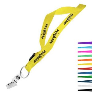 Polyester Lanyard w Breakaway, 3/4" - HH1105