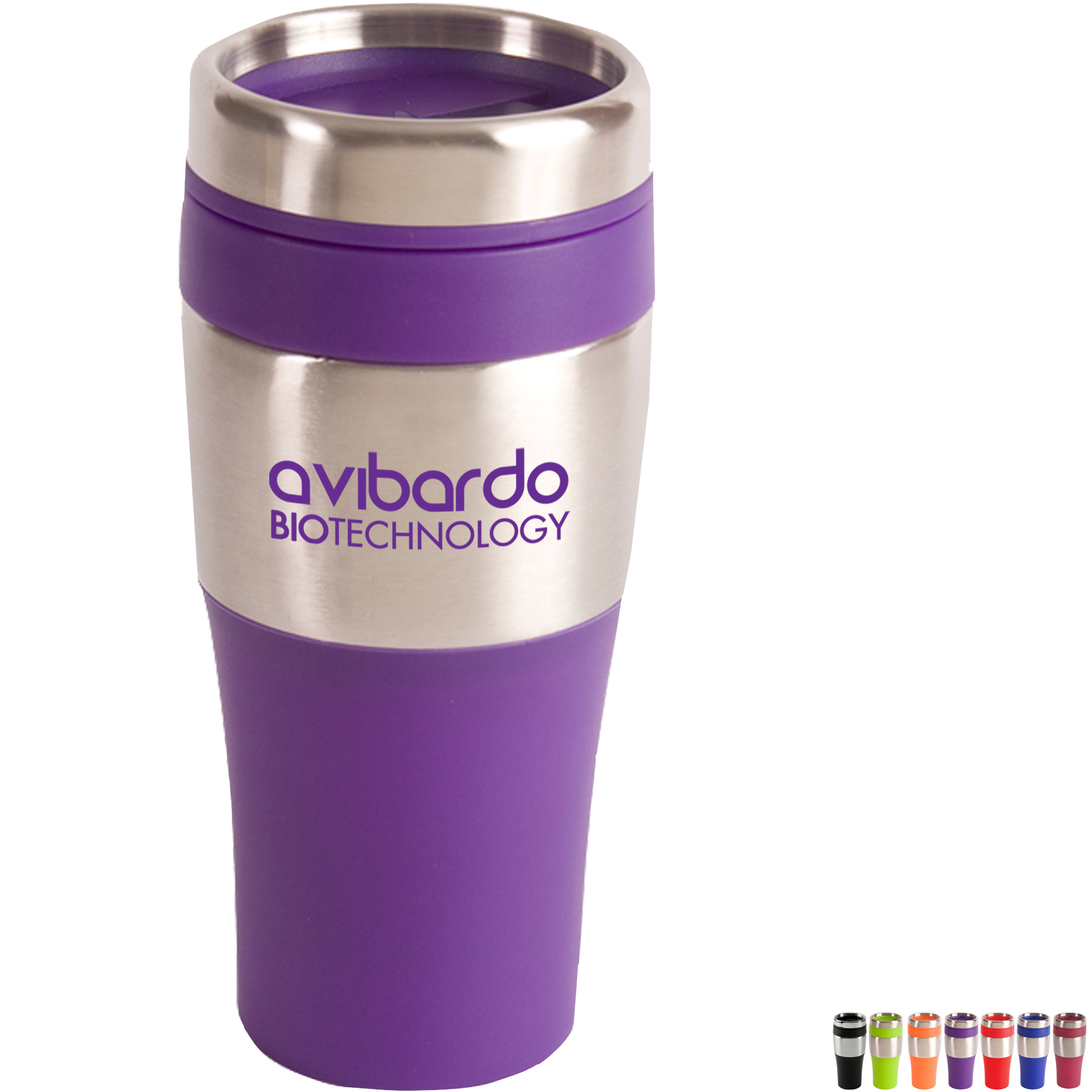 Product Photo 1 Avondale Silver Streak Tumbler, 16oz., BPA Free