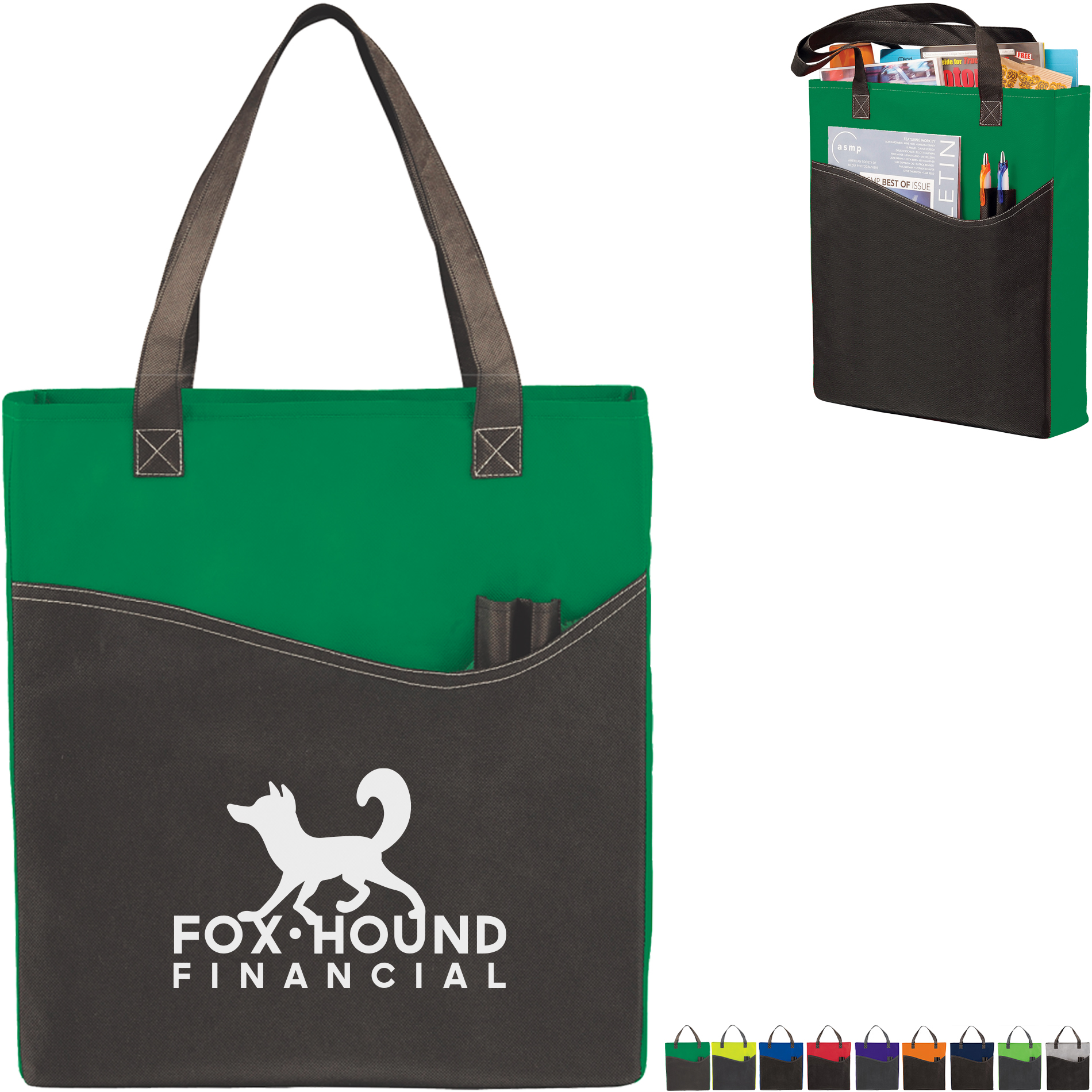 Product Photo 1 Rivers Non-Woven Pocket Convention Tote