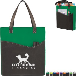 Rivers Non-Woven Pocket Convention Tote - BT1845