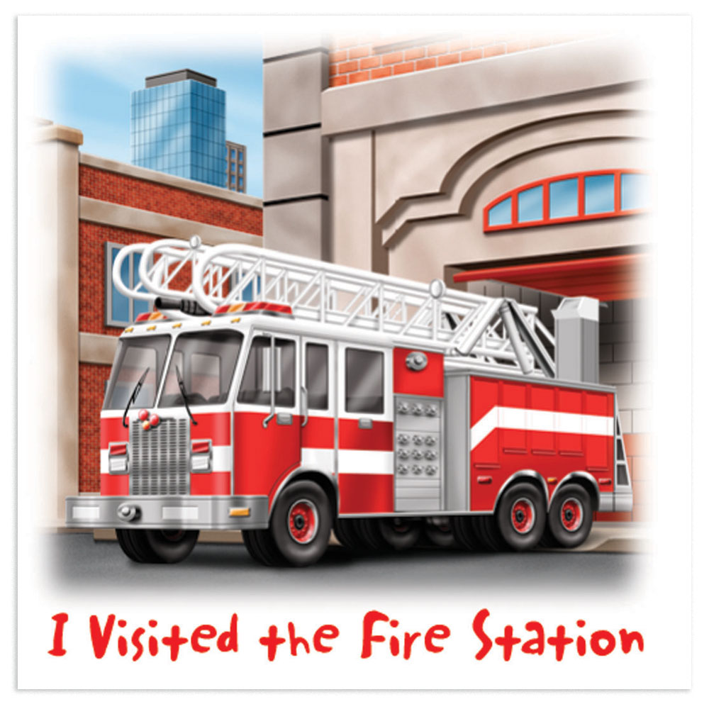 Product Photo 1 I Visited The Fire Station Temporary Tattoo, Stock