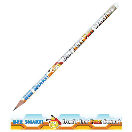 Product Photo 1 Bee Smart Don't Let Fire Start Full Color Pencil, Stock