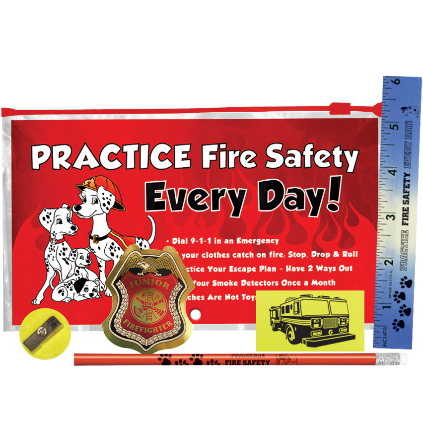 Product Photo 1 Practice Fire Safety Every Day School Kit, Stock