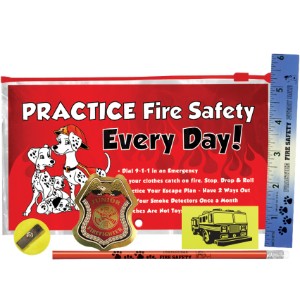 Practice Fire Safety Every Day School Kit, Stock - SSK525