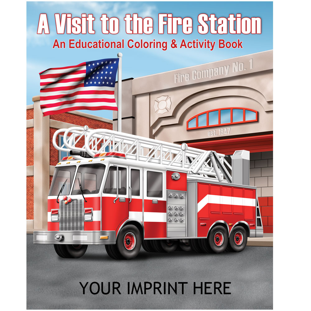 Product Photo 1 A Visit to the Fire Station Coloring & Activity Book