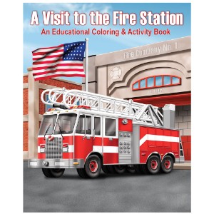 A Visit to the Fire Station Coloring & Activity Book, Stock - CLB026