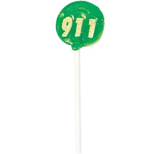 911 Theme Lollipop, Stock - LOL911