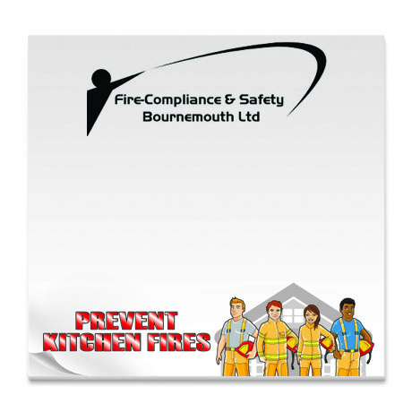 Product Photo 1 Prevent Kitchen Fires, 25 Sheet Sticky Pad