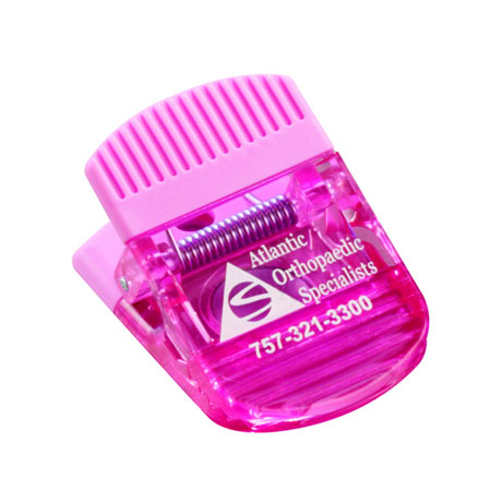 Product Photo 1 Jumbo Magnetic Memo and Chip Power Clip, Translucent Pink