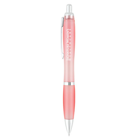 Product Photo 1 Translucent Pink Curvaceous Ballpoint