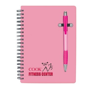 Pink Pen Buddy Notebook, 5" x 7" - SD7161