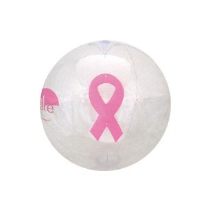 Beach Ball with Floating Pink Ribbon, 16" - AN1030