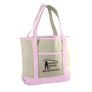 Canvas Deluxe Pink Tote - SU4015