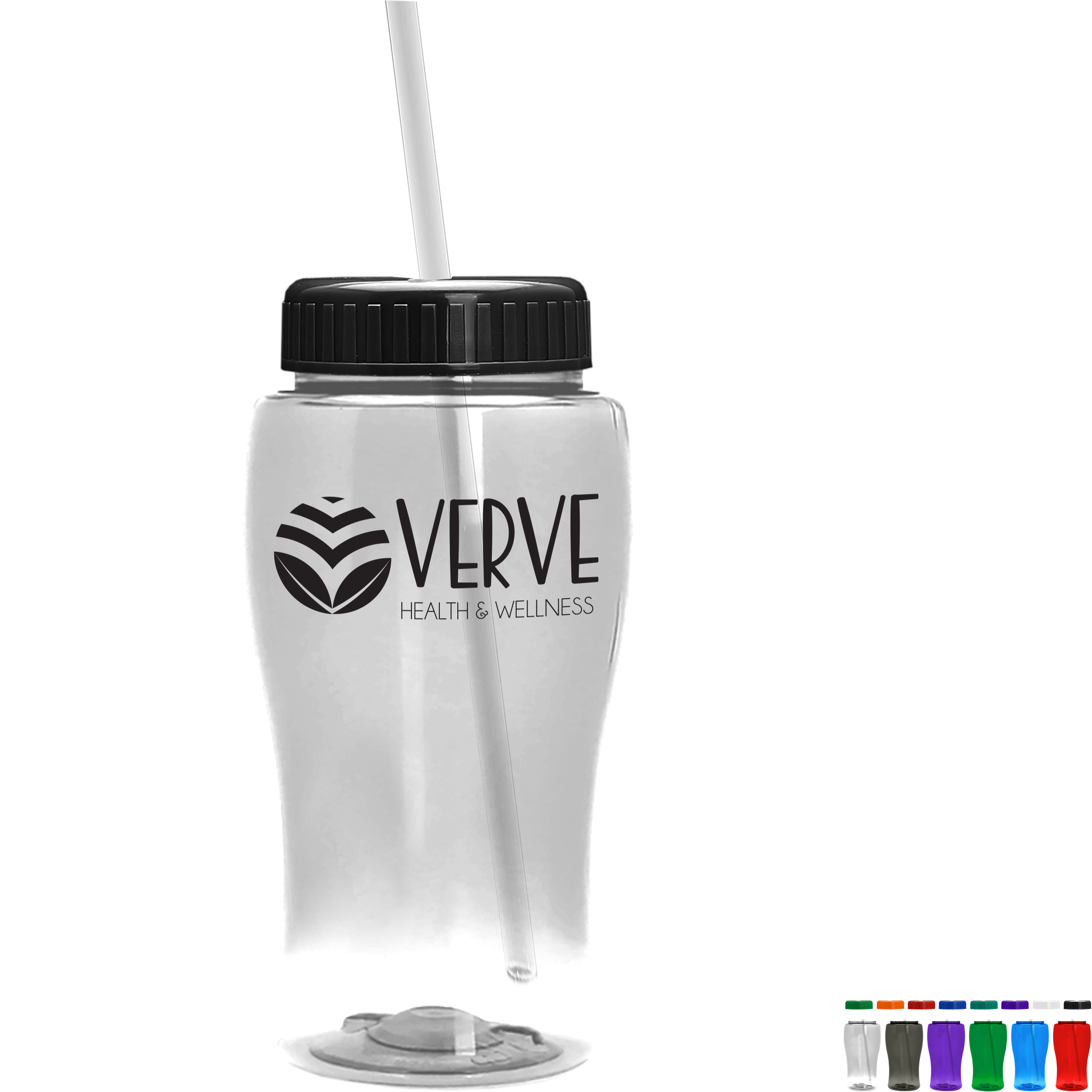 Product Photo 1 Mini Transparent Sports Bottle, 18oz. - Straw Lid