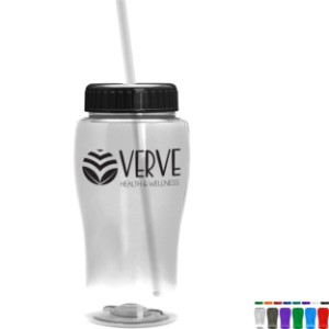Mini Transparent Sports Bottle, 18oz. - Straw Lid - GY2951
