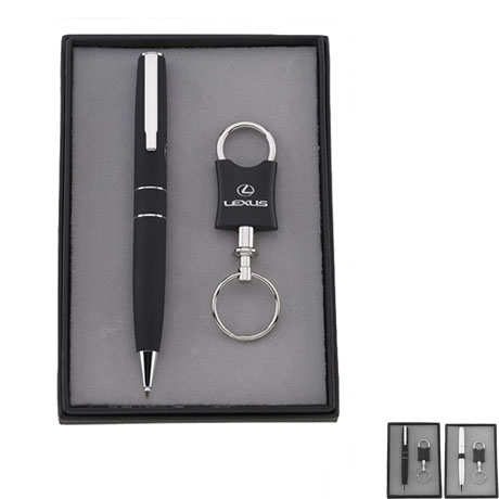 Product Photo 1 Ballpoint Pen & Pewter Keychain Gift Set