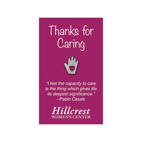 Product Photo 1 Heart in Hand Lapel Pin on Custom Card