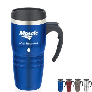 Tribune Stainless Steel Travel Mug, 16oz. - CF1565
