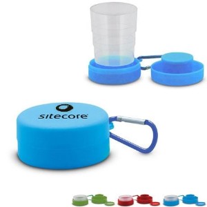 Travel Pop-Up Cup with Pillbox, 6oz. - CF1300