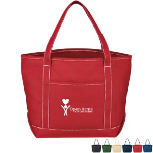 Medium Cotton Canvas Yacht Tote - HT8037