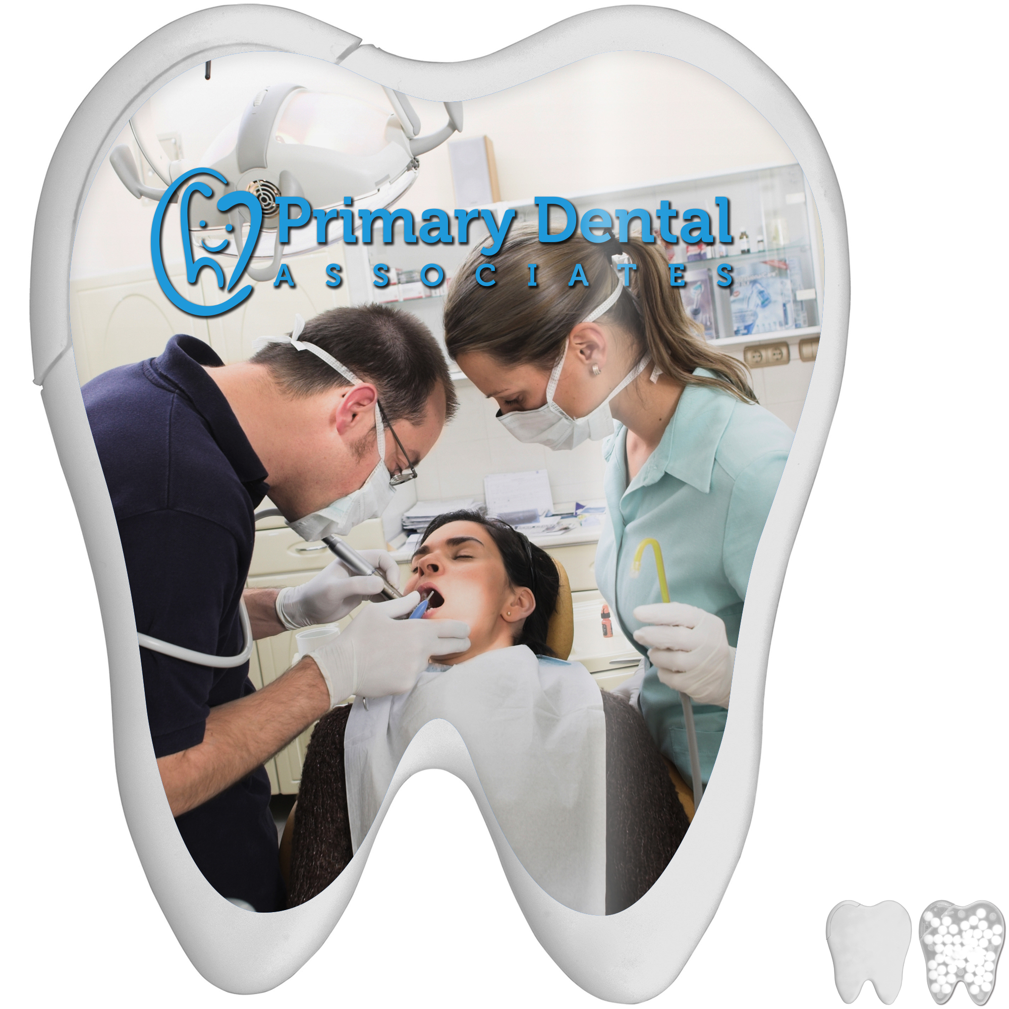 Product Photo 1 Tooth Shaped Credit Card Sugar Free Mints