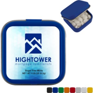 Sugar Free Mints in a Mini Square Tin, .29oz. - TK1737