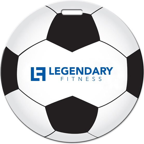 Product Photo 1 Soccer Ball Die Cut Luggage Tag