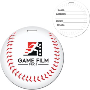 Baseball Die Cut Luggage Tag - TK4829