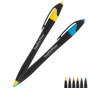 Dart Black Barrel Pen - HT5297