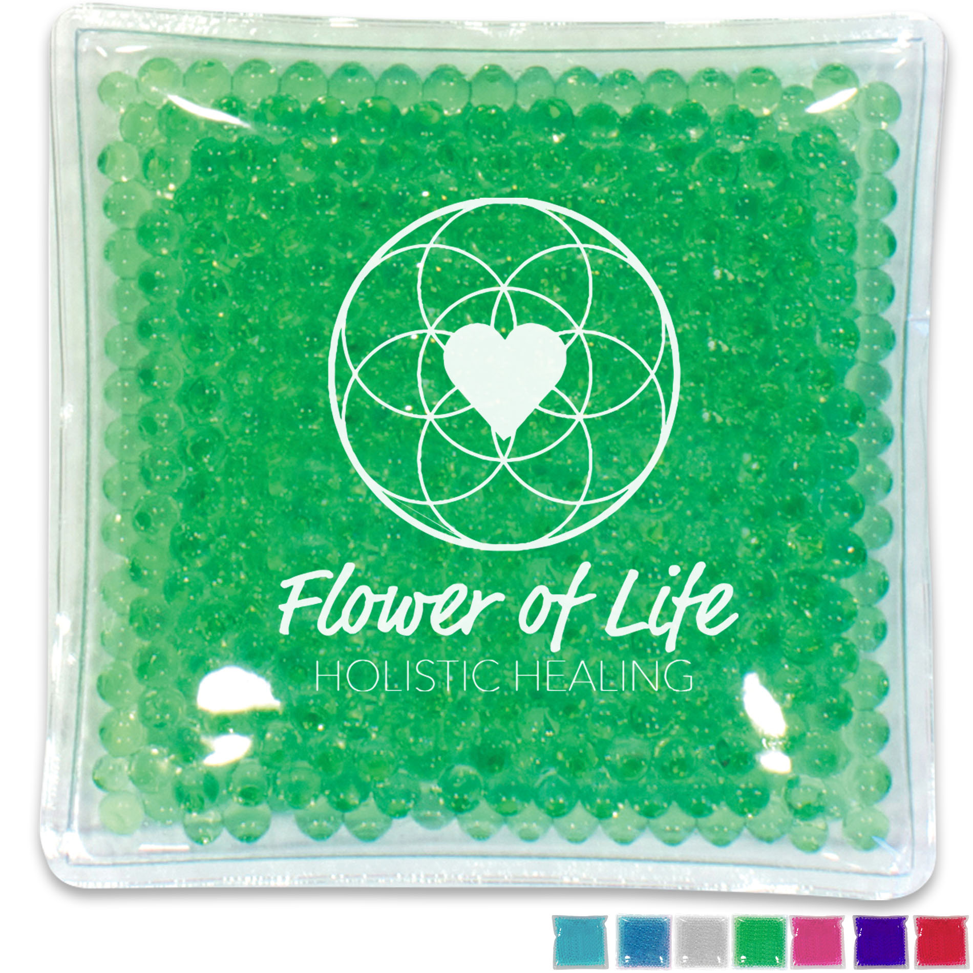 Product Photo 1 Gel Bead Hot & Cold Pack, 4" x 4"