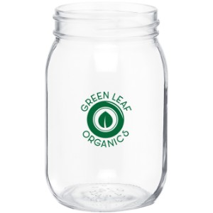 Glass Mason Jar, 16oz. - TE4621