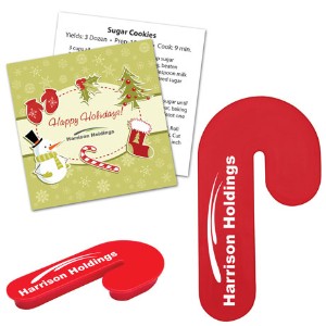 Candy Cane Plastic Cookie Cutter - IL1120