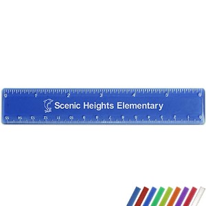 Plastic Ruler, 6" - EV1605