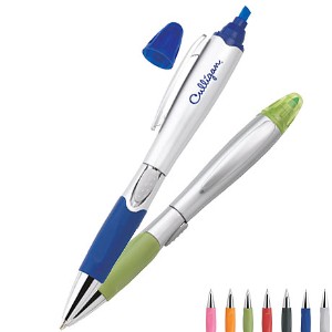 Silver Blossom Pen & Highlighter Combo - SG1865