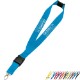 Polyester Breakaway Lanyard with Lobster Clip, 1" Wide