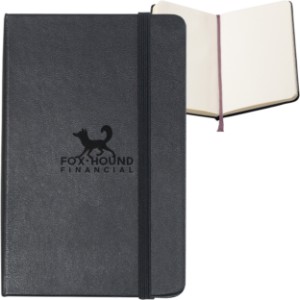 Moleskine® Hard Cover Unlined Pocket Notebook, 3-1/2" x 5-1/2" - GM1303